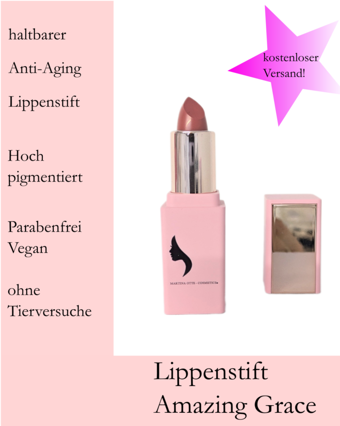 Lippenstift Amazing Grace aus der Heartbeat Collection von Martina Otte Cosmetics®