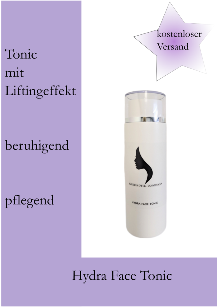 Das Gesichtswasser mit Liftingeffekt. Das Hydra Face Tonic von Martina Otte Cosmetics®