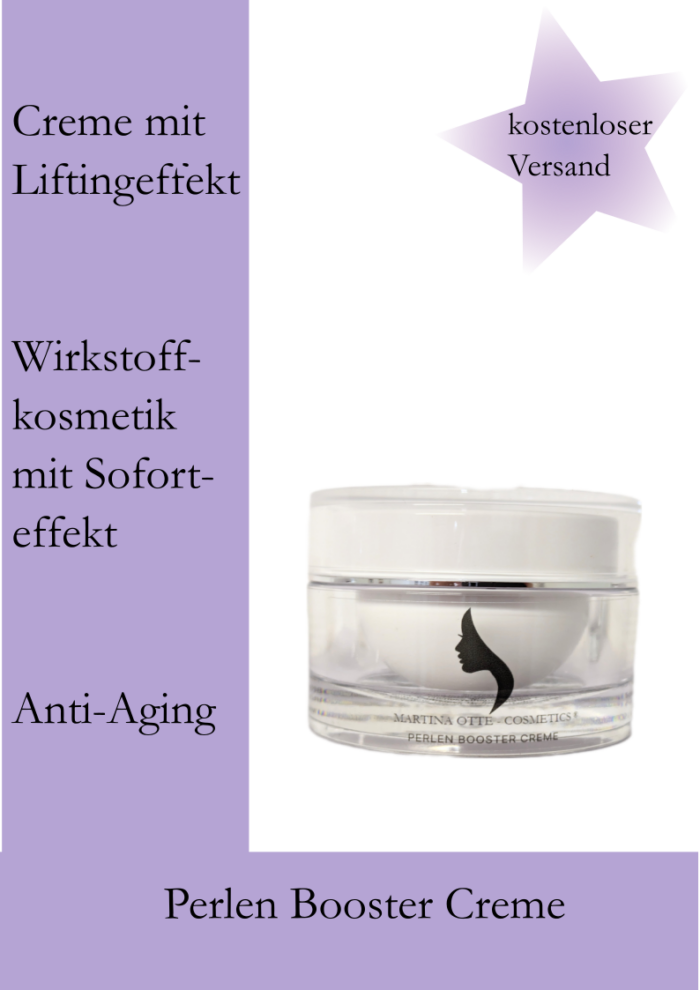 Schutz vor freien Radikalen. Die Perlen Booster Creme von Martina Otte Cosmetics®