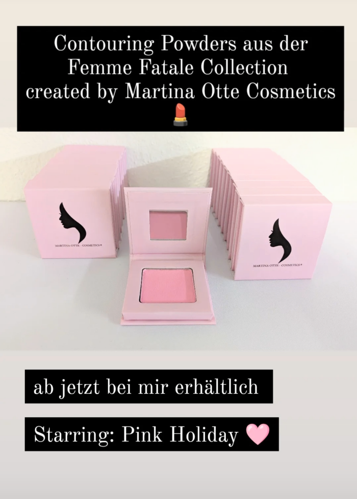 Pink Holiday Contouring Powder von Martina Otte Cosmetics®