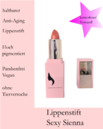 Haltbarer Anti Aging Lippenstift Sexy Sienna aus der Heartbeat Collection von Martina Otte Cosmetics®