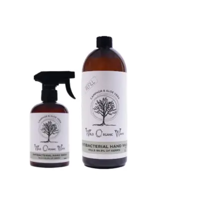 Wild Organic Ways antibacterial hand wash - kills germs and leaves skin soft and invigorated