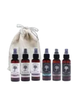 Wild Organic Ways Sampler Bag with 100ml bottle of all products