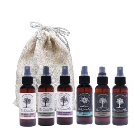 Wild Organic Ways Sampler Bag with 100ml bottle of all products