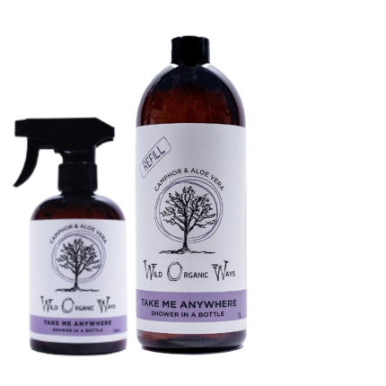 Wild organic Ways Take Me Anywhere - A shower in a bottle