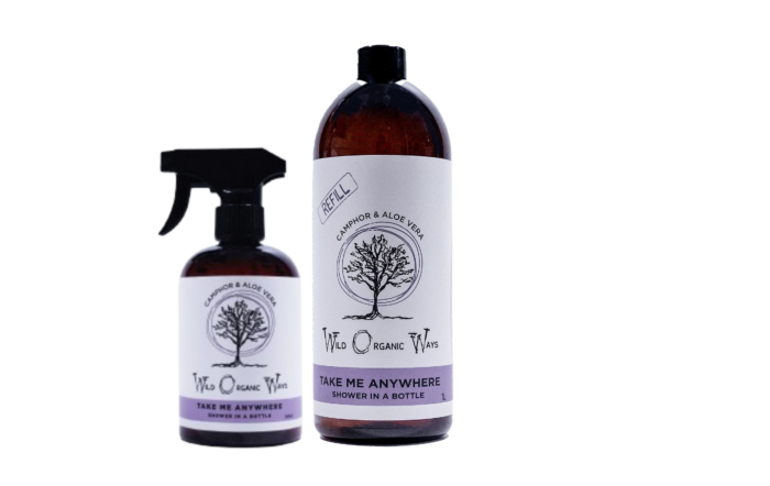 Wild organic Ways Take Me Anywhere - A shower in a bottle