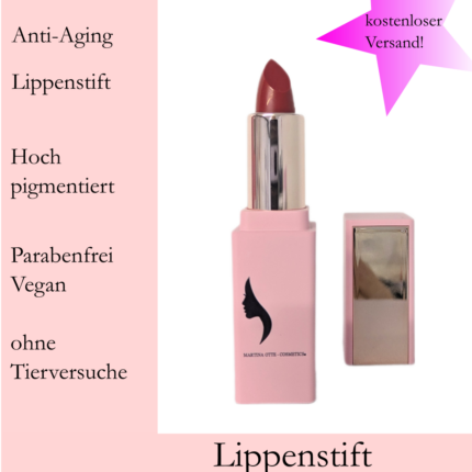 Lippenstift Warm Red aus der Heartbeat Collection von Martina Otte Cosmetics®