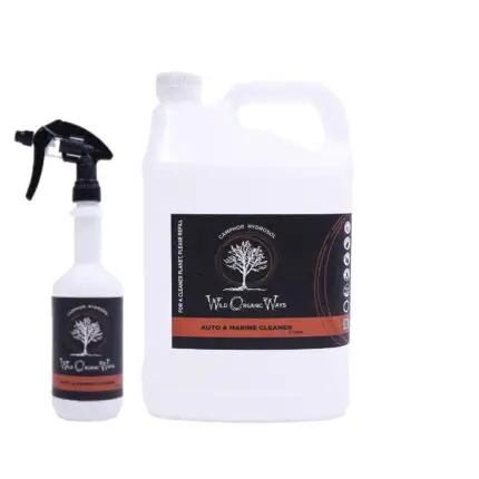 Wild Organic Ways Car wash spray and 5litre refill pack