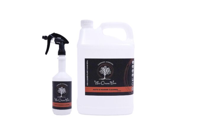 Wild Organic Ways Car wash spray and 5litre refill pack