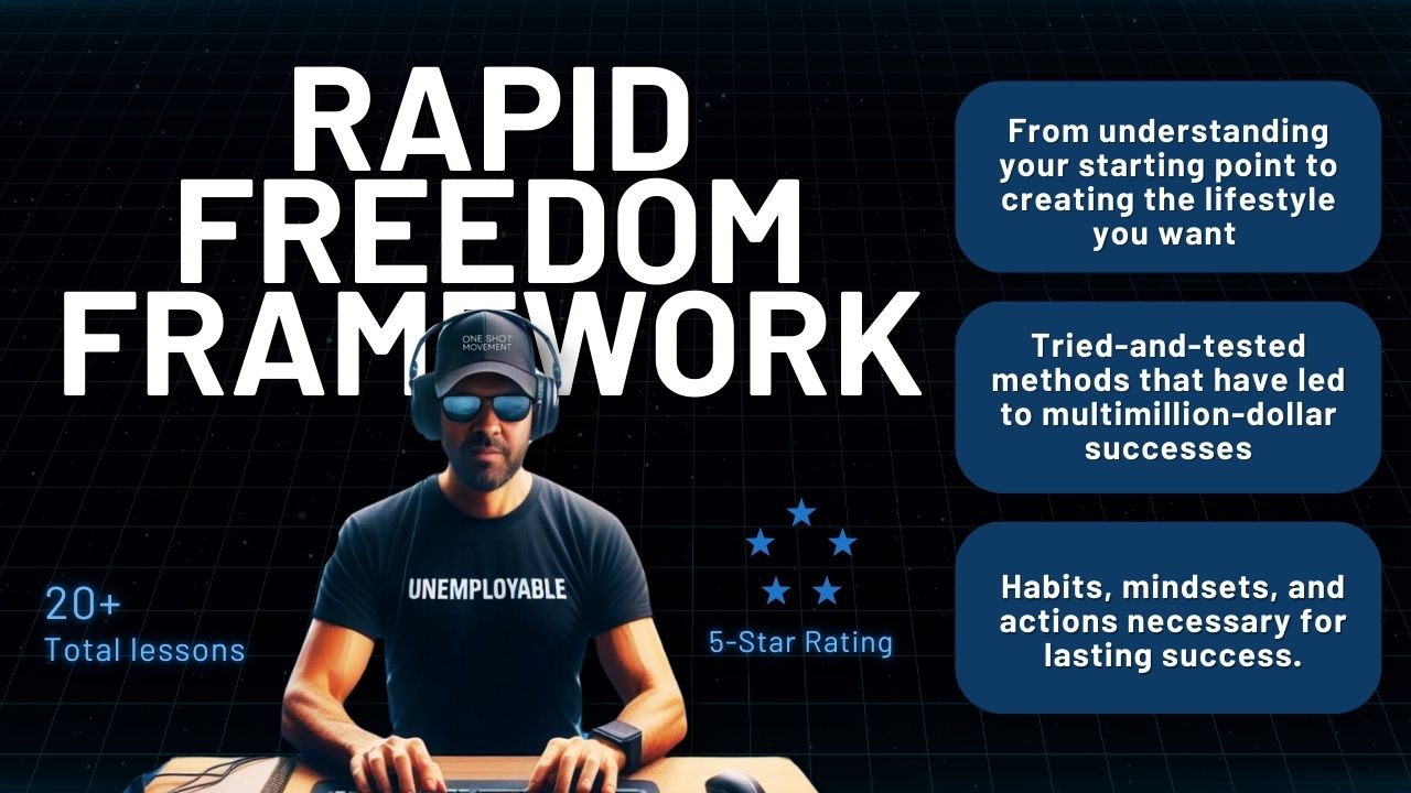 Rapid Freedom Framework: Your Roadmap To Your Freedom Lifestyle