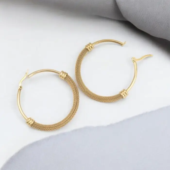 Hoop Earrings flat view