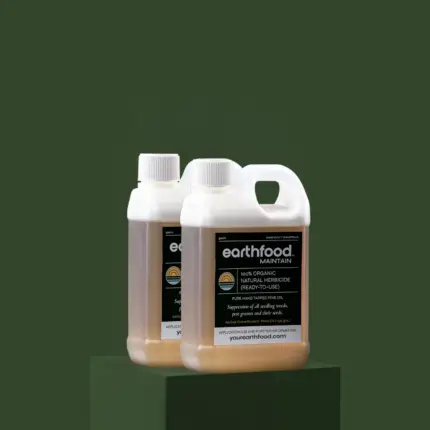 Earthfood Maintain – 500ml Pre-Mix Organic Glyphosate-Free Weed Control Twin Pack