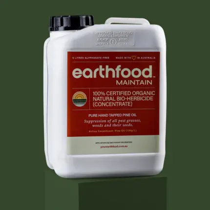 Earthfood Maintain – 5L Concentrate Organic Glyphosate-Free Weed Control