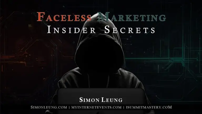 Faceless Marketing Insider Secrets