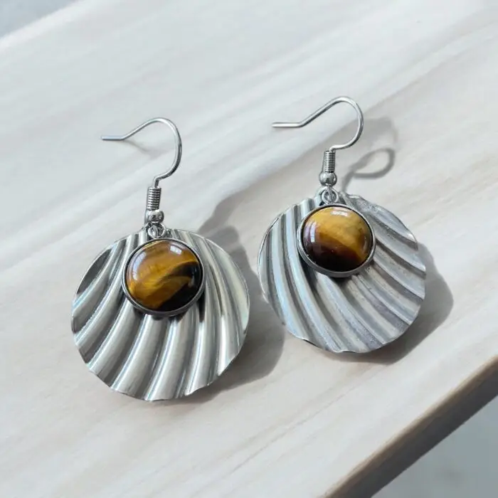 Natural Stone Earrings